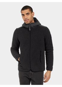 DIDRIKSONS 1913 DIDRIKSONS Herren Fleecejacke "BENNO USX FULLZIP", schwarz, sportlich, Gr. L, unifarben, Fleece, Web, Obermaterial: 100% Polyester. Futter: 100%