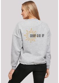 F4NT4STIC Damen Sweatshirt "Sunny side up", grau, casual, Gr. M, Obermaterial: 65% Baumwolle, 35% Polyester, Sweatshirts, Print