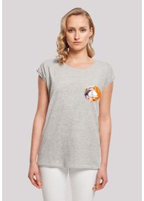 F4NT4STIC Damen T-Shirt "Pinocchio Sundowner", grau, casual, Gr. XXL, Obermaterial: 100% Baumwolle, Shirts, Retro, Heroes of Childhood, TV Serie