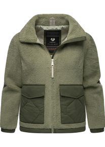 Ragwear Damen Plüschjacke "Arctika", grün, modisch, Gr. M, Obermaterial 1: 100% Polyester, Obermaterial 2: 70% Polyester, 30% Nylon, Innenfutter: