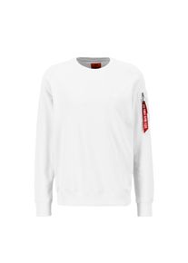 Herren Sweater "Alpha Industries Men - Sweatshirts X-Fit Sweat", weiß, Gr. XXXL, Alpha Industries, Obermaterial: 80% Baumwolle, 20% Polyester,