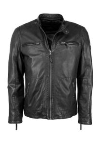 JCC Herren Lederjacke "Macadam", schwarz, Gr. XXL, Obermaterial: 100% Leder, Lamm / Futter: 100% Baumwolle / Ärmelfutter: 100% Polyester, Jacken
