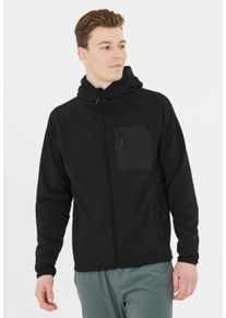 Endurance Herren Sweatjacke "Deerto", schwarz, sportlich, Gr. M, unifarben, 100% Polyester, Sweatjacken, mit atmungsaktiver Funktion