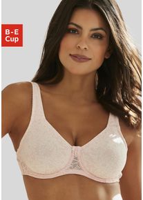 Nuance Damen T-Shirt-BH, Gr. 100, rosa, Jersey, Obermaterial: 85% Baumwolle, 10% Polyamid, 5% Elasthan, klassisch, BHs, mit Bügel und breiteren