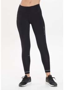 ELITE LAB Damen Lauftights "Run Elite X1", schwarz, sportlich, Gr. 34, unifarben, 90% Polyester, 10% Elasthan, Hosen, mit schützendem