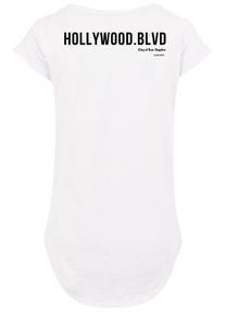 F4NT4STIC Damen T-Shirt "PLUS SIZE Hollywood boulevard", weiß, casual, Gr. XXL, Obermaterial: 100% Baumwolle, Shirts, Print