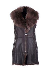 Maze Damen Lederjacke "4202145", braun, Gr. XL, 100% Lammfell, Jacken