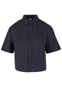 Urban Classics Damen Langarmhemd "Urban Classics Damen Ladies Oversized Shirt", schwarz, Gr. L, unifarben, 69% Baumwolle, 28% Polyester, 3% Elasthan,