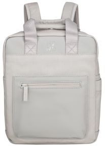 Harbour 2nd Damen Cityrucksack "Hamburg L", grau, Canvas, Polyurethane, Baumwolle, casual, Rucksäcke, Tagesrucksack Arbeitsrucksack Freizeitrucksack