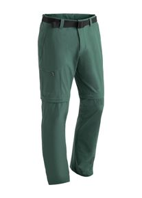 Maier Sports Herren Funktionshose "Tajo", grün, Gr. 26, 90% Polyamid, 10% Elasthan, Hosen, Herren Wanderhose, zipp-off Outdoor-Hose, 4 Taschen,