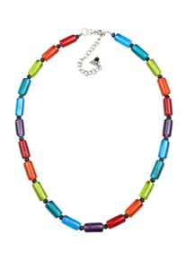 Damen Kette mit Anhänger "Sintra", bunt, Basic, Collezione Alessandro, Glas, Halsketten, aus länglichen Glasperlen