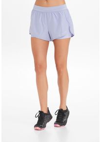 ELITE LAB Damen Shorts "Run", blau, sportlich, Gr. 40, unifarben, 90% Polyester, 10% Elasthan, Hosen, mit reflektierenden Elementen
