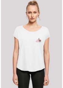 F4NT4STIC Damen T-Shirt "Christmas Deer", weiß, casual, Gr. XS, Obermaterial: 100% Baumwolle, Shirts, Premium Qualität, Rock-Musik, Band