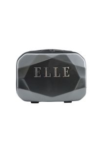 ELLE Damen Kosmetiktasche, grau, Kunstfaser, Taschen, mit vollständig gefüttertem Innenraum