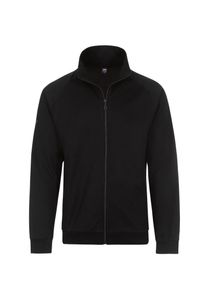 TRIGEMA Herren Sweatjacke "TRIGEMA Raglanjacke aus Sweat-Qualität", schwarz, casual, Gr. M, 70% Baumwolle, 30% Polyester, Sweatjacken
