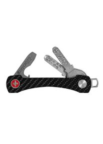 keycabins Kinder Schlüssel-Anhänger "Carbon S2", schwarz, Basic, Carbon, Schlüsselanhänger, SWISS Made