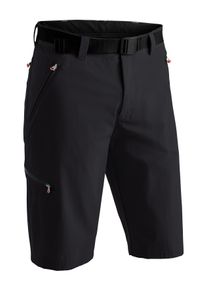 Maier Sports Herren Bermudas "Nil Bermuda", schwarz, Gr. 50, 90% Polyamid, 10% Elasthan, Hosen, kurze Herren Wanderhose, moderne Outdoor-Bermuda,