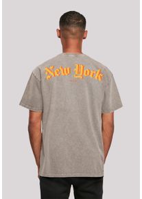F4NT4STIC Herren T-Shirt "New York", grau, casual, Gr. XS, Obermaterial: 100% Baumwolle, Shirts, Print