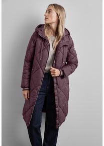 Street One Damen Steppjacke, braun, casual, Gr. 46, unifarben, Stoff, Obermaterial: 100% Nylon; Futter: 100% Polyester, Jacken, mit Kapuze