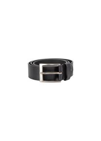 Damen Ledergürtel "Alpha Industries Accessoires - Belts Embossed Alpha Belt", schwarz, Gr. XXL, Alpha Industries, Obermaterial: 100% Leder, Schnalle: