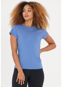 ENDURANCE ATHLECIA ATHLECIA Damen Funktionsshirt "Almi", blau, casual, Gr. 42, unifarben, 88% Polyester, 12% Elasthan, Shirts, mit atmungsaktiver Eigenschaft