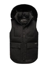 Navahoo Damen Steppweste "Zimthäschen XIV", schwarz, modisch, Gr. M, Obermaterial: 100% Polyester (recycelt), Futter: 100% Polyester (recycelt),