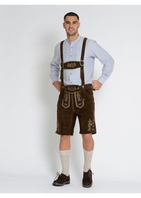 JCC Herren Trachtenhose "31023010", braun, Gr. 58, Obermaterial: 100% Rindsleder, Hosen