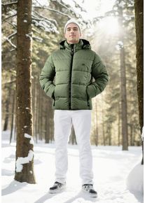 Arctic Seven Herren Winterjacke "ASCreesi", grün, Gr. XL, Obermaterial: 100% Polyester, Innenmaterial: 100% Polyester, Jacken, mit warmem Teddyfell