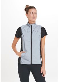 Endurance Damen Funktionsweste "Rumey W Light Night Vest", silber, sportlich, Gr. 34, 100% Polyester, Westen, mit top 360 Grad Sichtbarkeit im Dunkeln