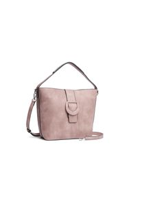 Damen Schultertasche "Raffi", Collezione Alessandro, rosa, Lederimitat, Taschen, aus griffechtem Lederimitat