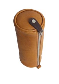 MARGELISCH Kosmetiktasche "Hitch 1", gelb, Leder, Taschen, aus LWG zertifiziertem Leder