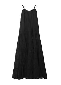 NASSAU BEACH Damen Maxikleid "NB231049", schwarz, Gr. S, 100% Baumwolle, Kleider