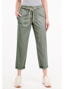 Recover Pants Damen Stoffhose "Belina", blau, Gr. 40, unifarben, 57% Lyocell;40% Baumwolle;3% Elasthan, Hosen, mit aufgesetzten Taschen