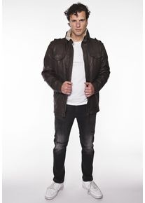 Mustang Herren Lederjacke "Reineke", braun, Gr. S, Obermaterial: 100% Leder, Lamm / Futter: 100% Baumwolle / Fütterung: 100% Polyester / Kragen: 100%