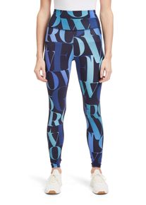 Betty Barclay Damen Leggings "Betty Barclay Leggings mit hohem Bund", blau, sportlich, Gr. M, Obermaterial: 92% Viskose, 8% Elasthan., Hosen, Form