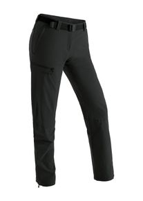 Maier Sports Damen Funktionshose "Inara slim", schwarz, Gr. 84, 90% Polyamid, 10% Elasthan, Hosen, Herren Wanderhose, atmungsaktive Outdoor-Hose, 4