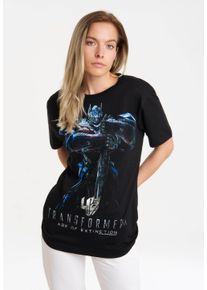 logoshirt Damen T-Shirt "Transformers - Age Of Extinction", schwarz, casual, Gr. L, bedruckt, 100% Baumwolle, Shirts, mit lizenziertem Print