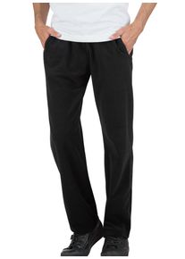 TRIGEMA Herren Jerseyhose "TRIGEMA Fleece Freizeithose", schwarz, casual, Gr. XS, 100% Polyester, Hosen