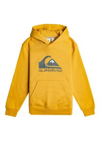 Quiksilver Kinder Kapuzensweatshirt "Big Logo", gelb, Gr. 10, [Hauptstoff] 55% Baumwolle, 45% Polyester, Sweatshirts