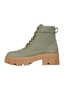 N91 Damen Schnürboots "Style Choice HI Businessschuh", Gr. 36, grün, Leder, casual, Schuhe, Damen Schnürboots Leder handgefertigt, Hikingboots