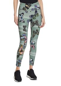 Betty Barclay Damen Leggings "Betty Barclay Leggings mit hohem Bund", grün, sportlich, Gr. XL, Obermaterial: 85% Baumwolle, 15% Elasthan., Hosen,