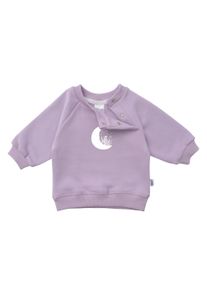 Liliput Herren Sweatshirt "Mond", lila, Gr. 86, bedruckt, 80% Baumwolle, 20% Polyester, Sweatshirts, mit angenehmem Rundhalsausschnitt