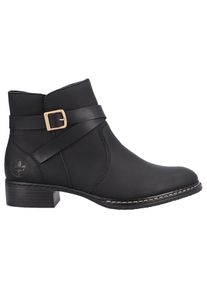Rieker Damen Stiefelette, Gr. 40, schwarz, Synthetik, elegant, Schuhe