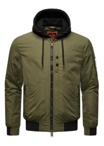 STONE HARBOUR Herren Bomberjacke "Hoobo", grün, modisch, Gr. XXXL, Material: 100% Polyester, Jacken, Stylische Herren Fliegerjacke mit abnehmbarer