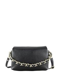 Damen Schultertasche "Boxx", Collezione Alessandro, schwarz, Leder, Taschen, aus echtem Rindsleder