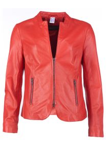 JCC Damen Lederjacke "Lida", rot, Gr. 38, Oberstoff: 100% Lammnappa-Leder / Futter. 100% Polyester, Jacken