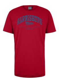 Herren T-Shirt "HARRISBURG_ATLANTIC BLUE", rot, casual, Gr. XXL, Ahorn Sportswear, bedruckt, 100% Baumwolle, Shirts, mit modischem Frontprint