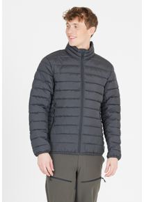 WHISTLER Herren Steppjacke "Edge M CFT", grau, casual, Gr. L, kariert, unifarben, 100% Polyester, Jacken, in atmungsaktivem und leichtgewichtigem