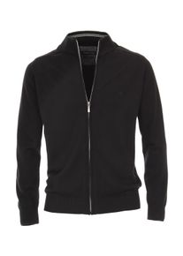 Casamoda Herren Strickjacke "Casamoda Strickjacke uni", schwarz, Gr. M, 100% Baumwolle, Strickjacken