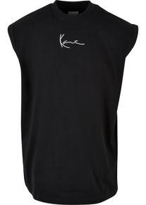 Karl Kani Damen Tanktop "Karl Kani Herren KM212-001-2 Small Signature Sleeveless Tee", schwarz, Gr. S, unifarben, 100% Baumwolle, Tops